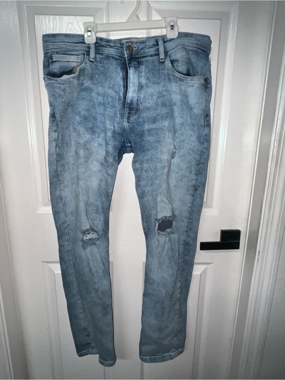 Colours Alexander Julian men jeans pants 36x30 blue ripped slim